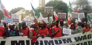 nigerian labour protext
