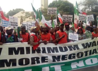 nigerian labour protext