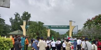 Labour Shuts Down Akwa Ibom State Secretariat Scaled.jpg