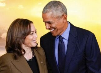 Obamas endorses Harris