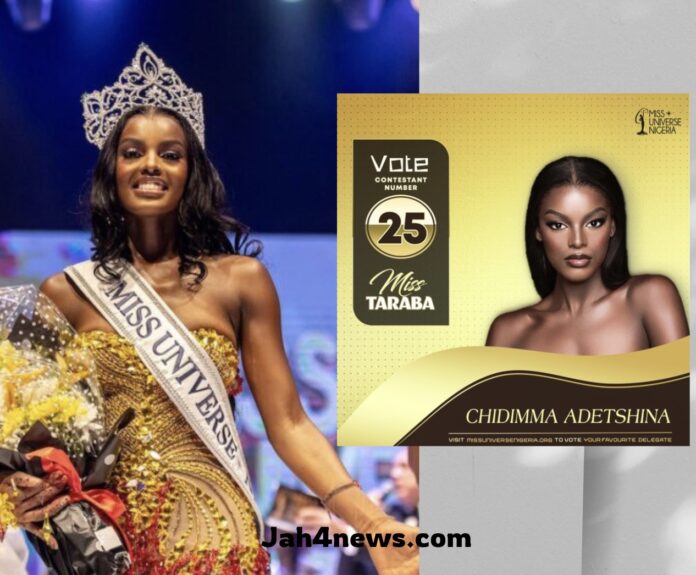 Chidimma Adetshina crowned Miss Universe Nigeria 2024, representing Taraba state.