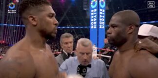 Anthony Joshua defeated by Daniel Dubois in heavyweight boxing match.”