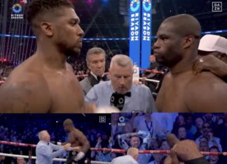 Anthony Joshua defeated by Daniel Dubois in heavyweight boxing match.”