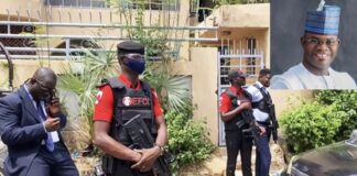EFCC surrounds Kogi Government Lodge to arrest Yahaya Bello