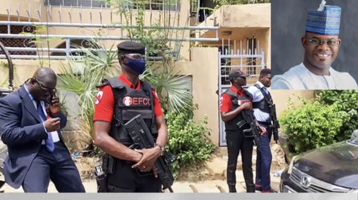 EFCC surrounds Kogi Government Lodge to arrest Yahaya Bello