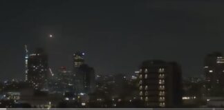 Explosions in Tel Aviv as Iran launches missile barrage on Israel