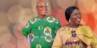 Governor Eno expresses grief over the passing of his wife, Pastor Patience Umo Eno.