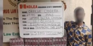 NDLEA officers arrest Thailand returnee at Lagos airport with N3.1 billion worth of heroin hidden in backpacks.