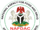 NAFDAC officers inspecting counterfeit drink factories in Ab