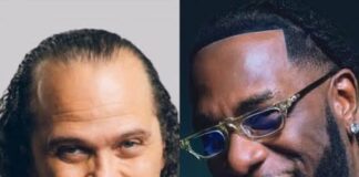 Burna Boy and Fabrice Rouzier
