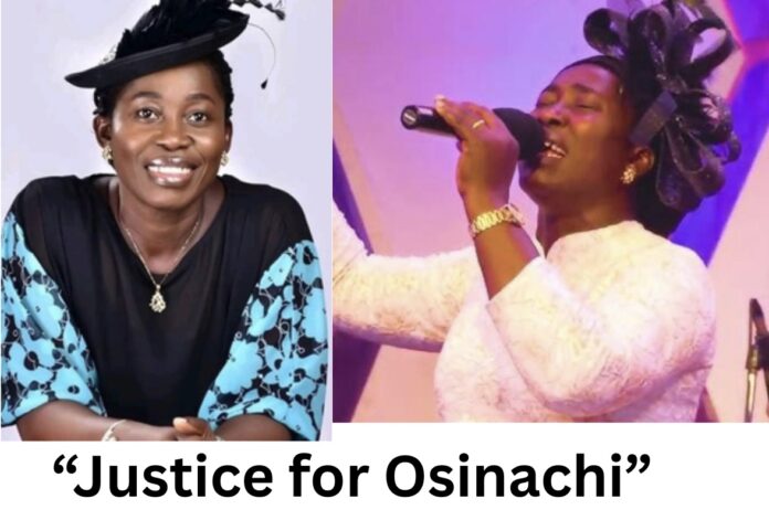 Gospel singer Osinachi Nwachukwu