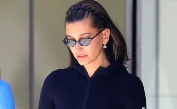 Hailey Bieber Gives Jelly Shoes a Neon Makeover 137556